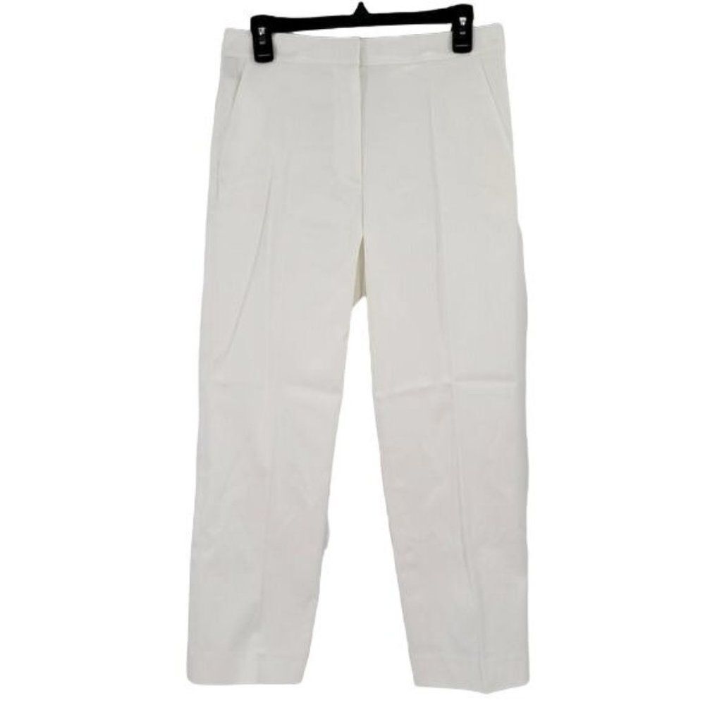 ST. JOHN White Trousers Pants Size 6